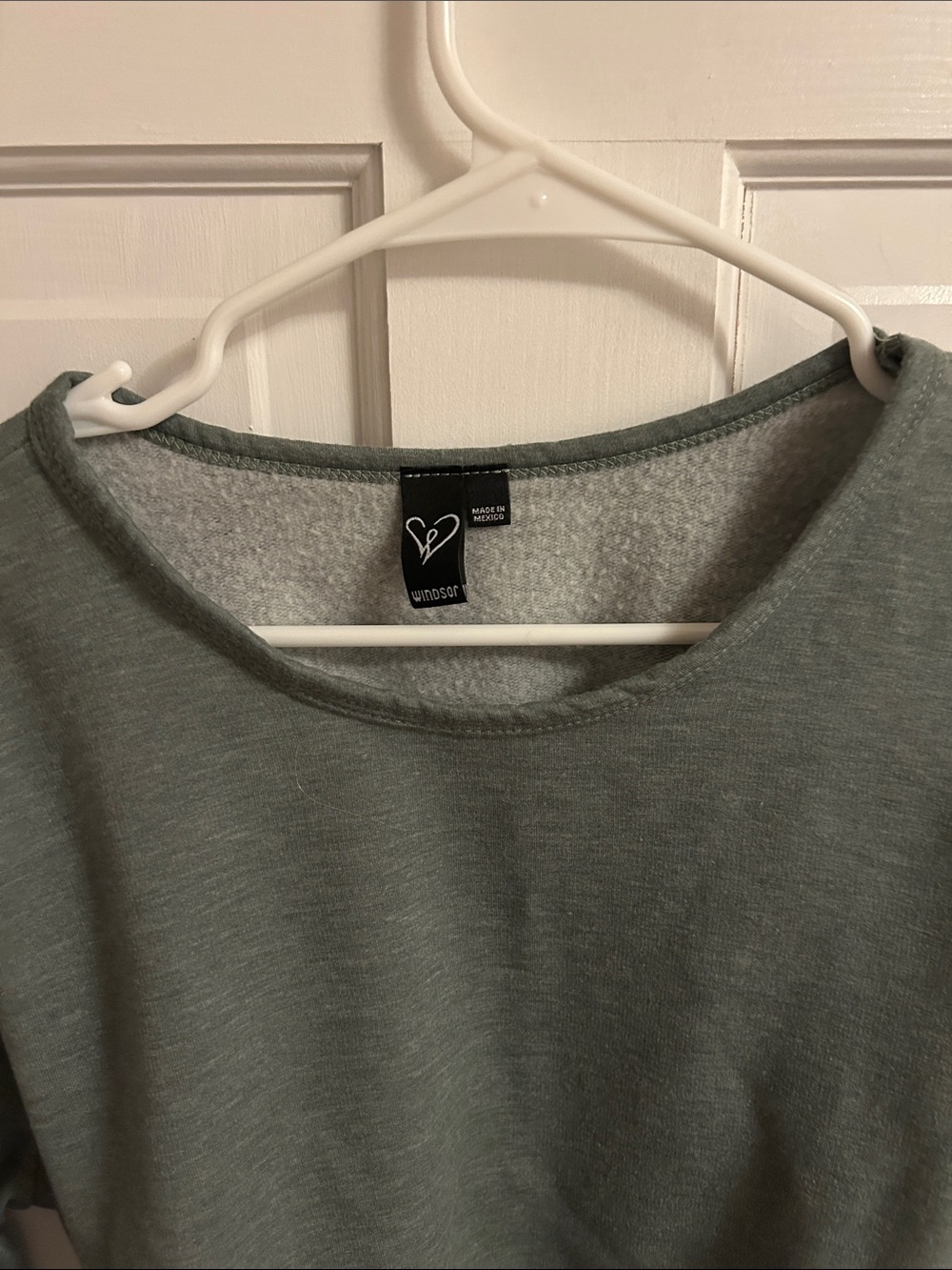 Cropped Drawstring Sweatshirt - Picture 3 of 8